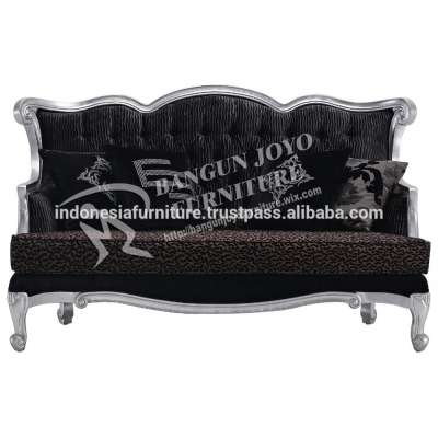 antique sofa classic wooden , upholstered