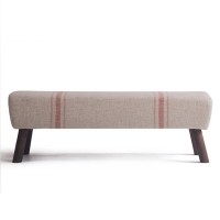 Good Quality Long Fabric Bench Seat Upholstered Stool Ottoman