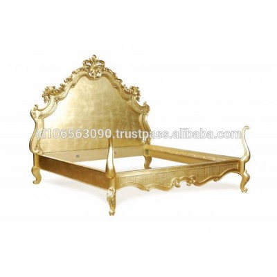 French high bed gold leaf