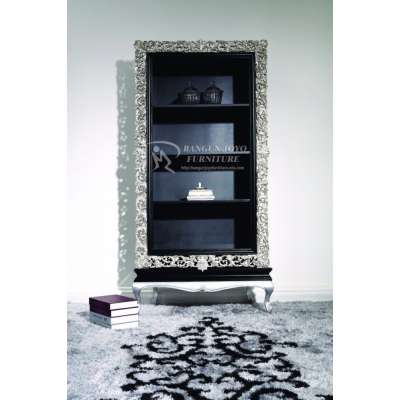 Black and silver Luxury bookcase